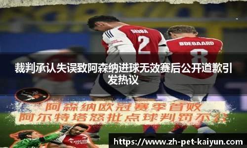 裁判承认失误致阿森纳进球无效赛后公开道歉引发热议